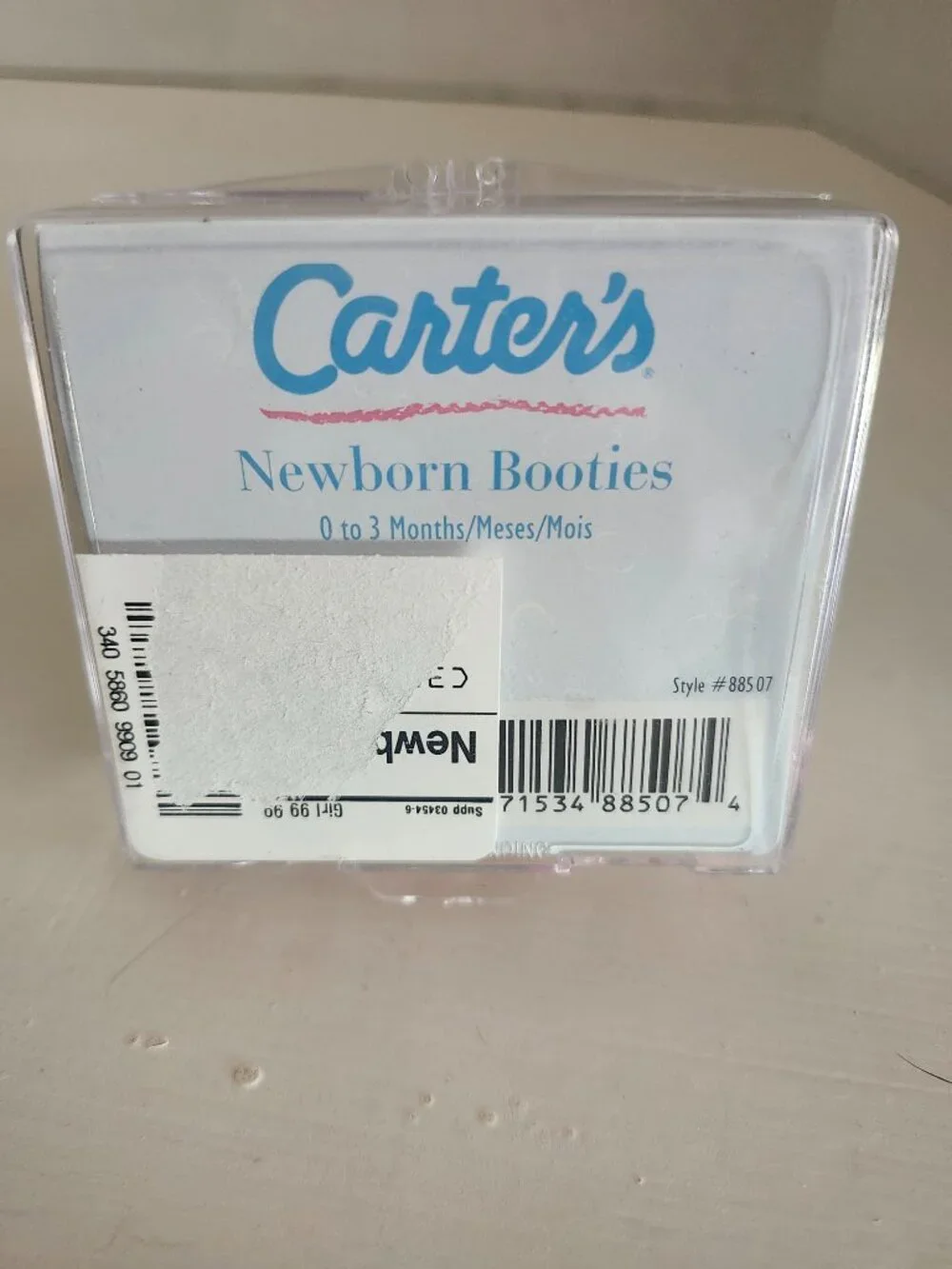 Carters Newborn baby booties